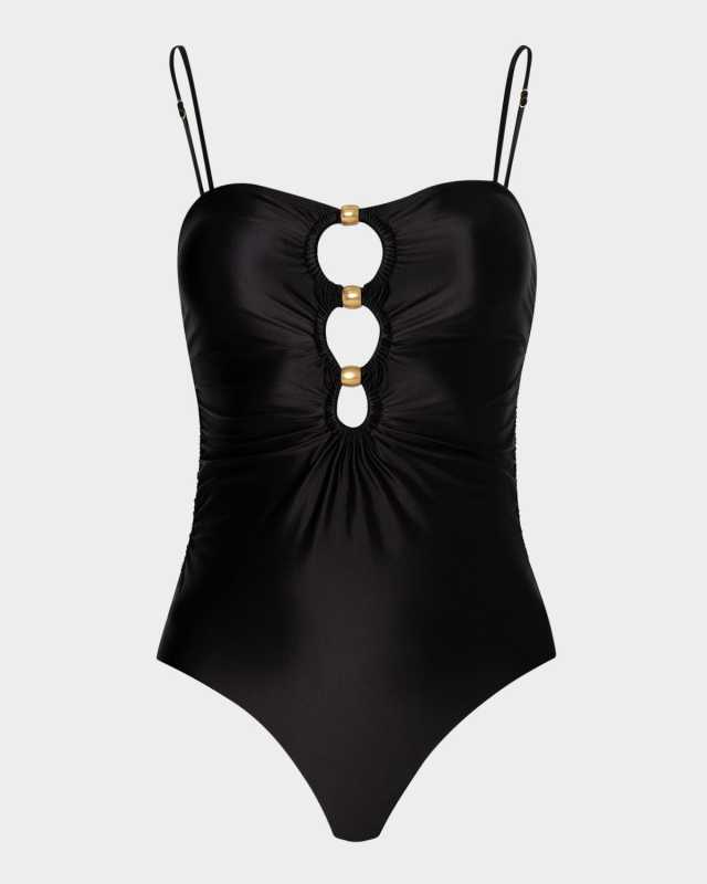 Keyhole One-Piece Swimsuit
